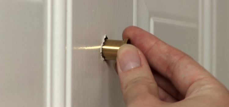 peephole door repair in The Villages